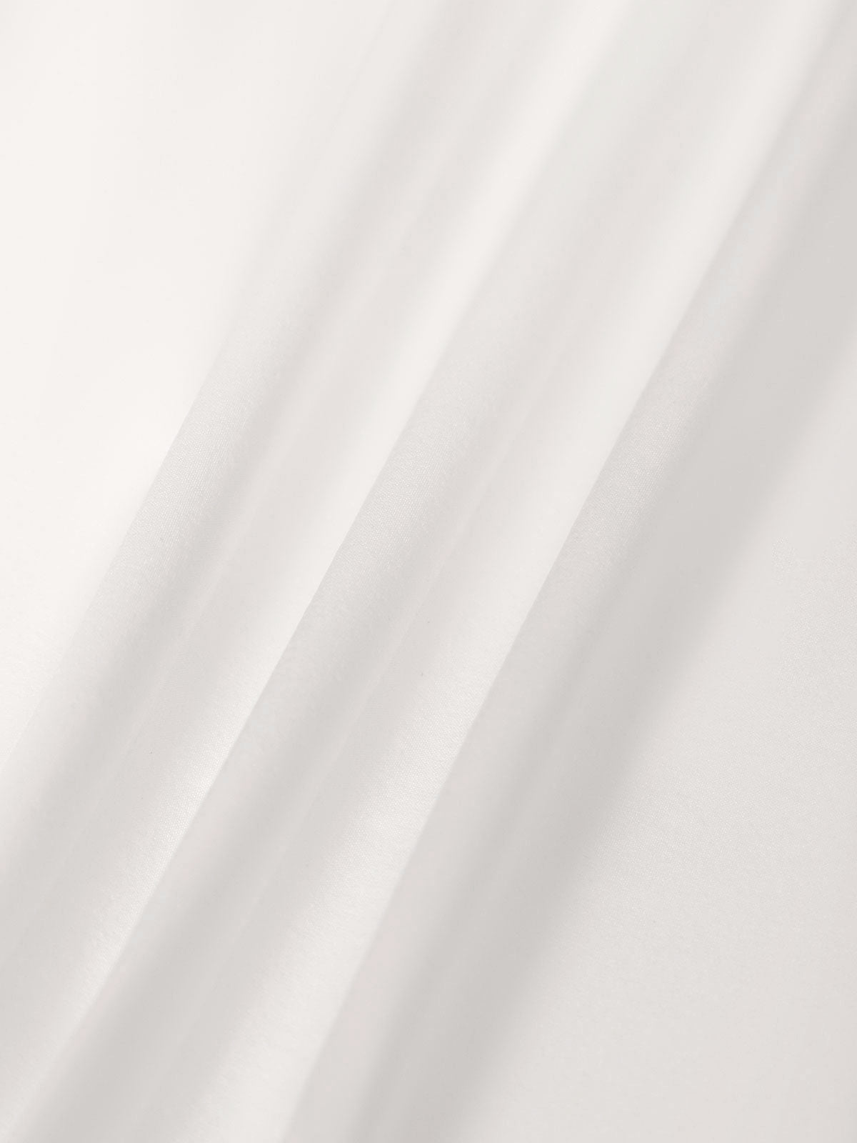 White Contrast Square Neck Sports Bra - Light Support