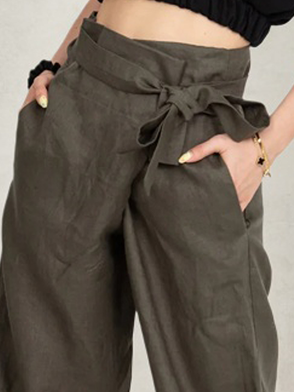 Linen Plain Shorts
