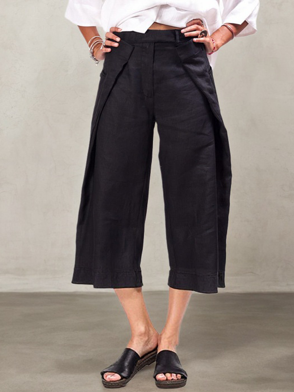 Linen Plain Shorts