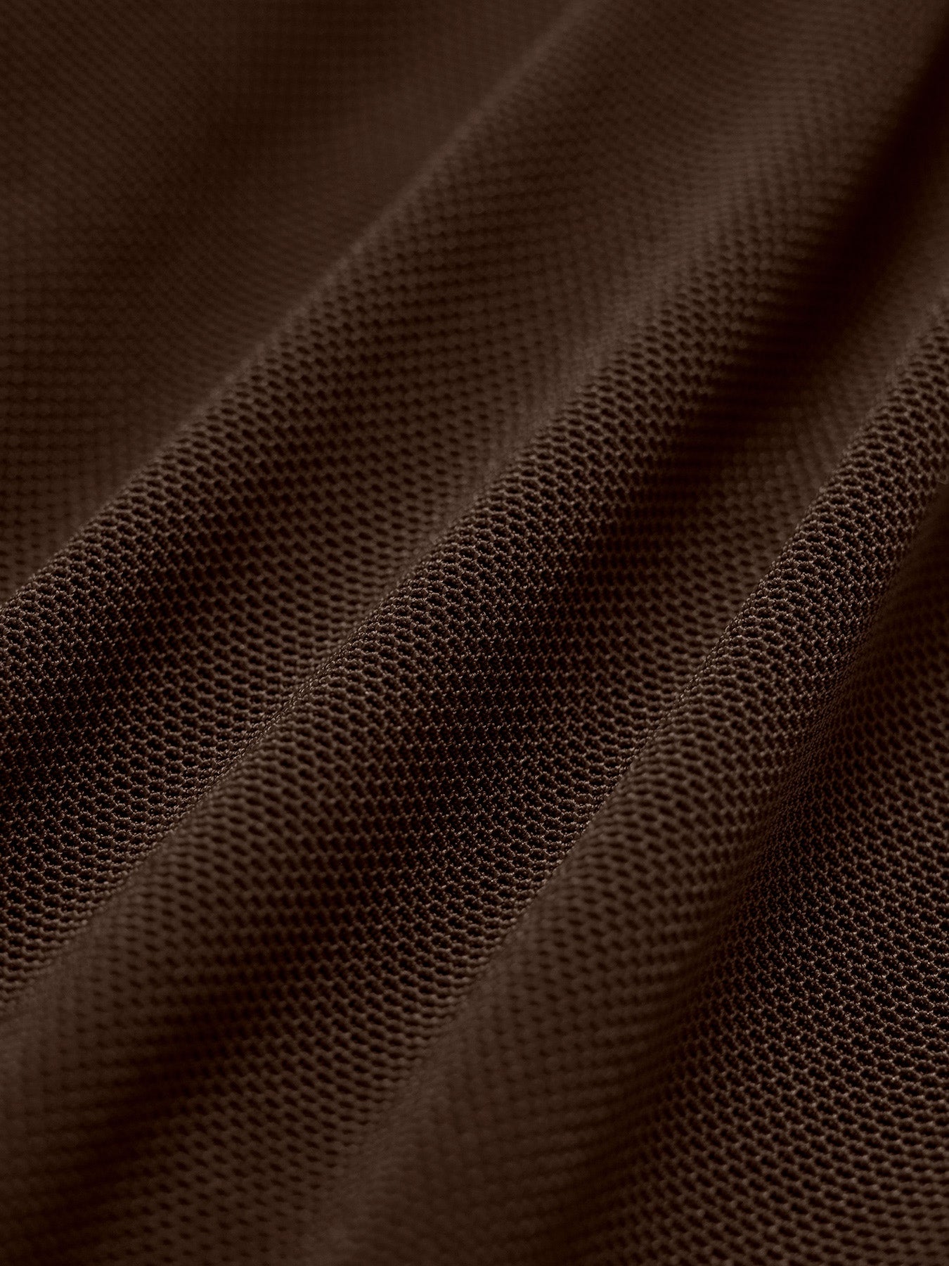 Coffee Mesh Cross-Front Tank Top - Light Support