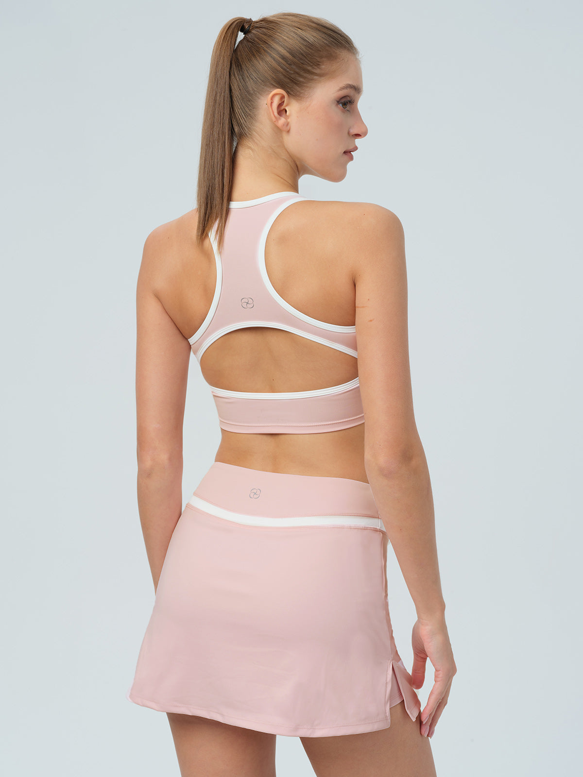 Pink I-back Cutout Tank Top